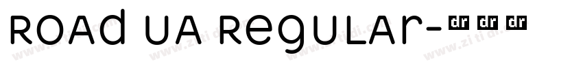 Road UA Regular字体转换 Road UA Regular字体转换